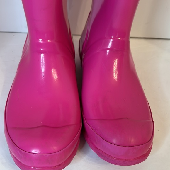 HUNTER  PINK TALL RAIN BOOTS SZ US 5 / 6 AN EU 35 / 36 - Picture 12 of 16